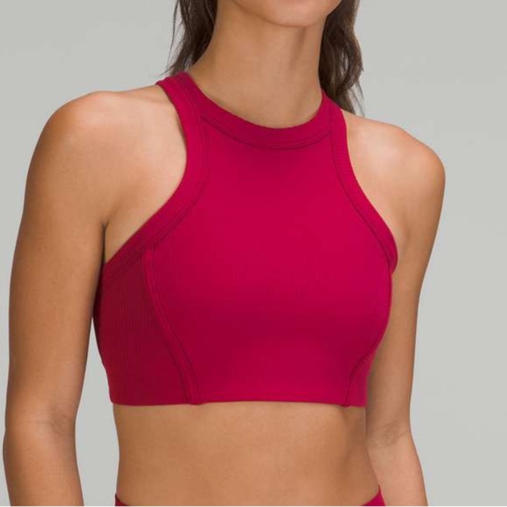 NWT Lululemon Ribbed Nulu High Neck Yoga Bra